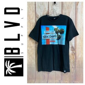 ➡️Blvd. Supply Tree Life Black Tee Size Medium
